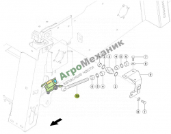 000551887 Вал измельчителя Тукано 320/430 (в сборе с ножами) Аналог.