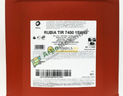 000000010 Масло моторное Тотал Total Rubia 7400 15W40 (канистра 20л) Тотал
