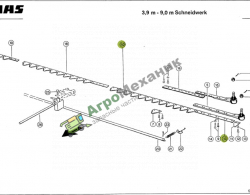 000626767 Коса (нож) в сборе 9 метров Аналог